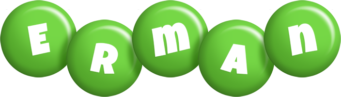 Erman candy-green logo