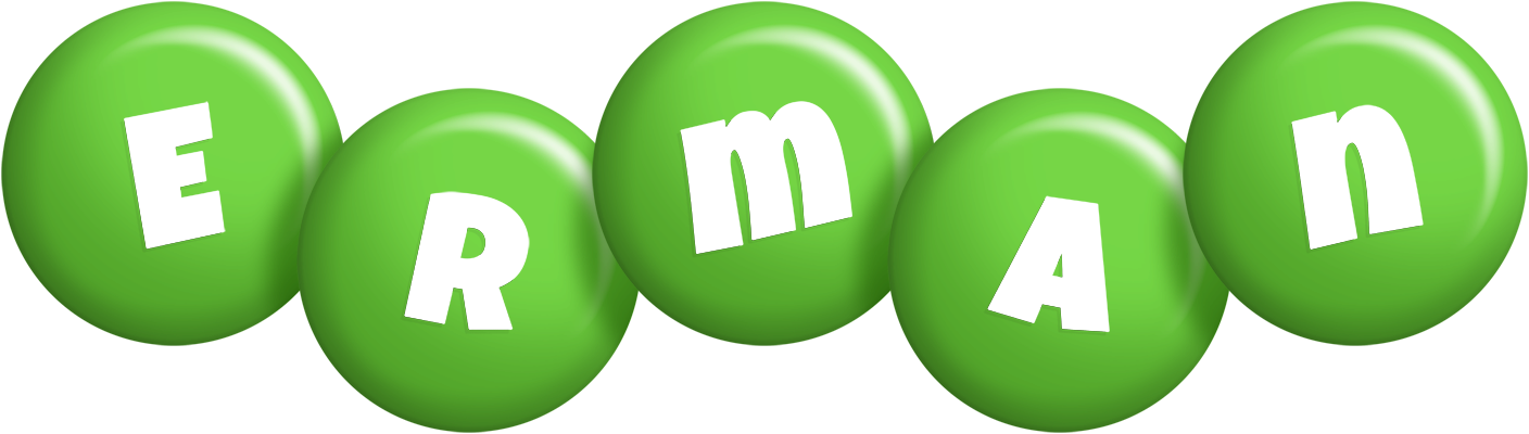 Erman candy-green logo