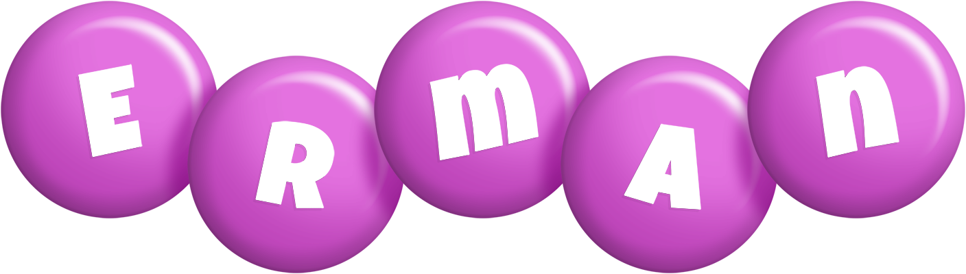 Erman candy-purple logo
