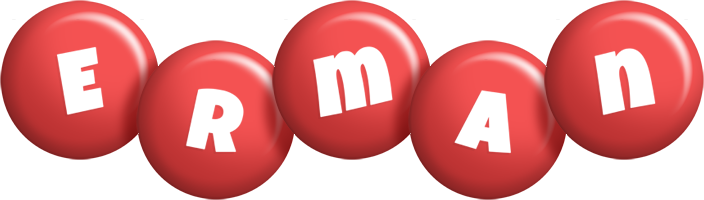 Erman candy-red logo