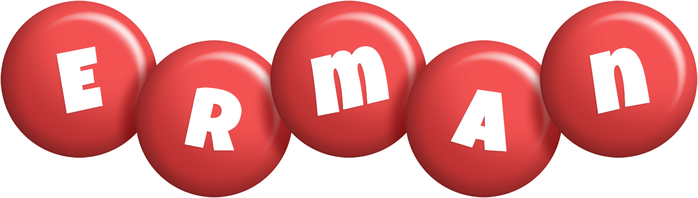 Erman candy-red logo