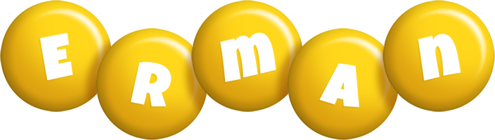 Erman candy-yellow logo