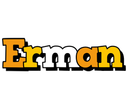 Erman cartoon logo
