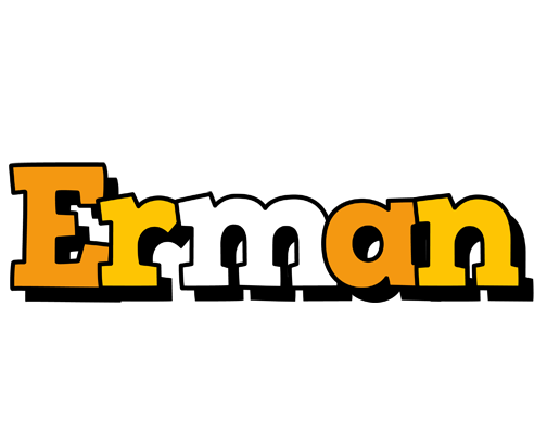 Erman cartoon logo