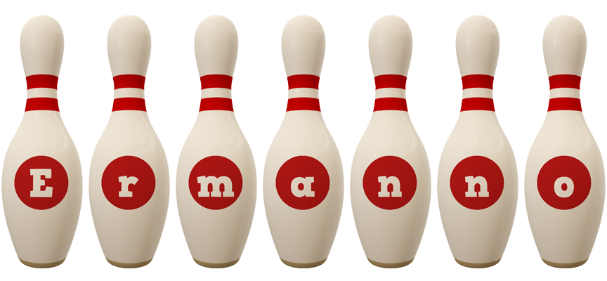 Ermanno bowling-pin logo