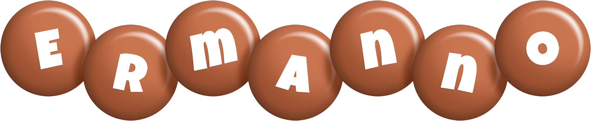 Ermanno candy-brown logo