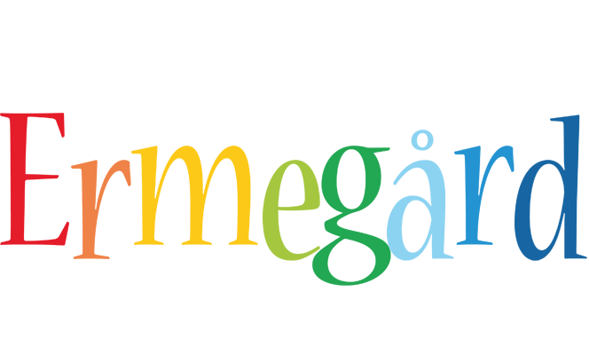 Ermegård birthday logo