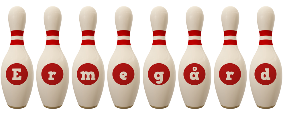Ermegård bowling-pin logo