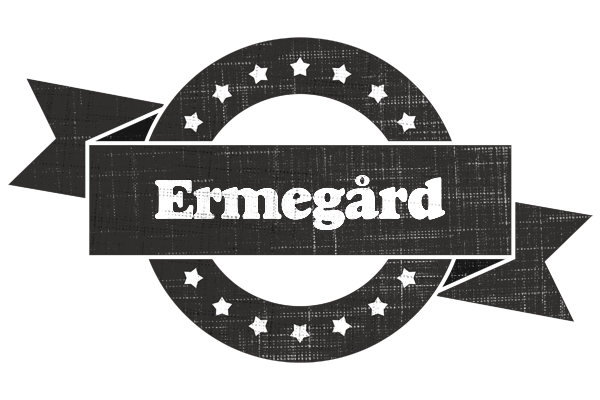 Ermegård grunge logo