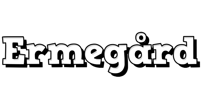 Ermegård snowing logo