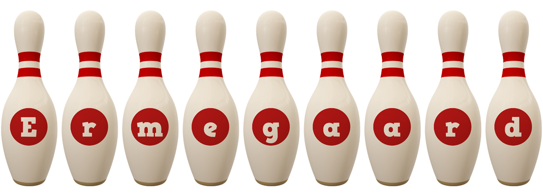 Ermegaard bowling-pin logo