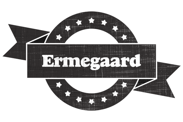 Ermegaard grunge logo