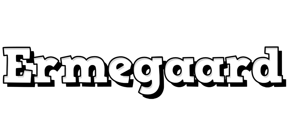 Ermegaard snowing logo