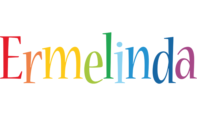Ermelinda birthday logo