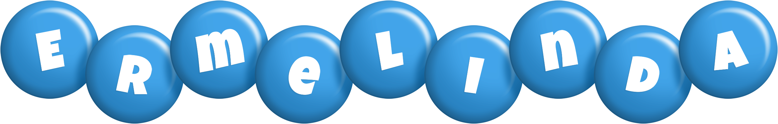 Ermelinda candy-blue logo