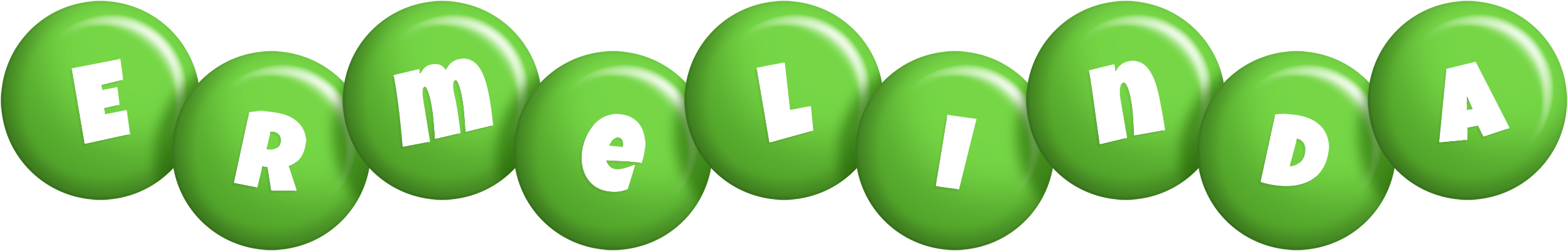 Ermelinda candy-green logo