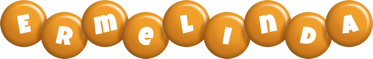 Ermelinda candy-orange logo