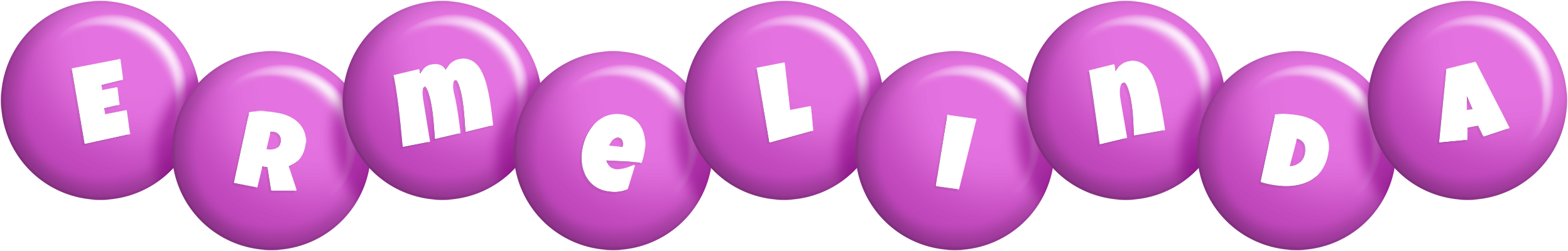 Ermelinda candy-purple logo