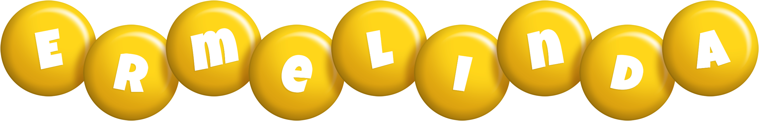 Ermelinda candy-yellow logo
