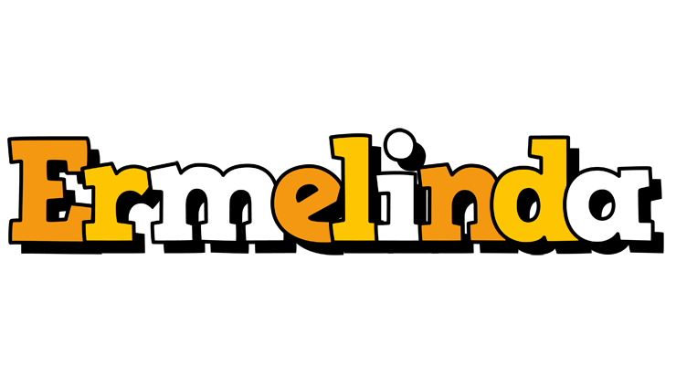 Ermelinda cartoon logo