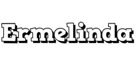 Ermelinda snowing logo