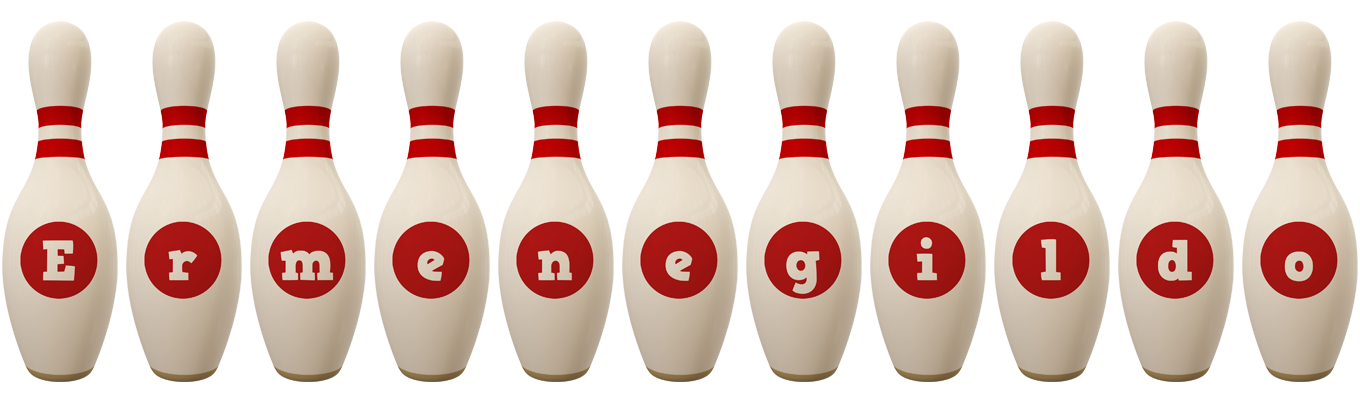 Ermenegildo bowling-pin logo