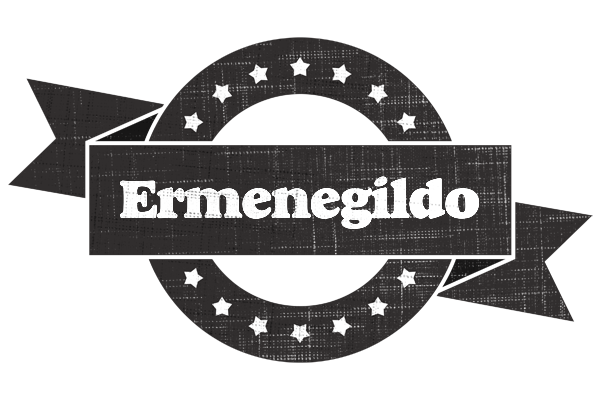 Ermenegildo grunge logo