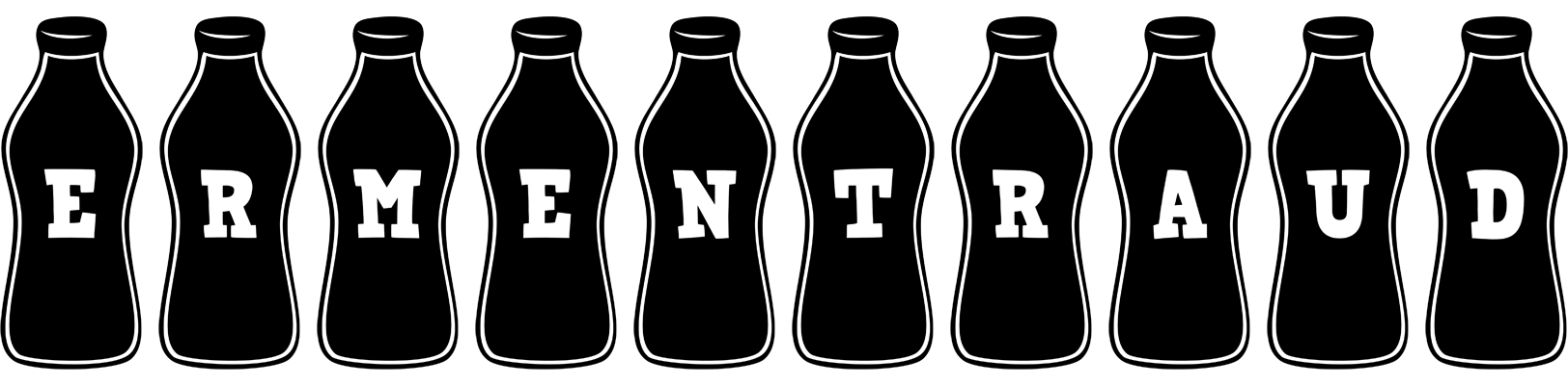 Ermentraud bottle logo