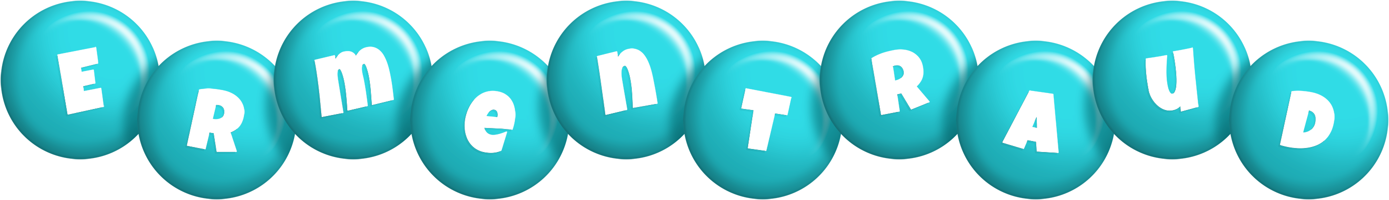 Ermentraud candy-azur logo