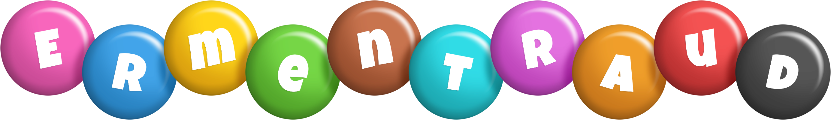 Ermentraud candy logo