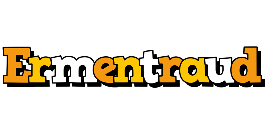 Ermentraud cartoon logo
