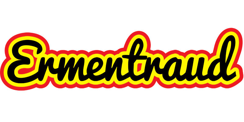 Ermentraud flaming logo