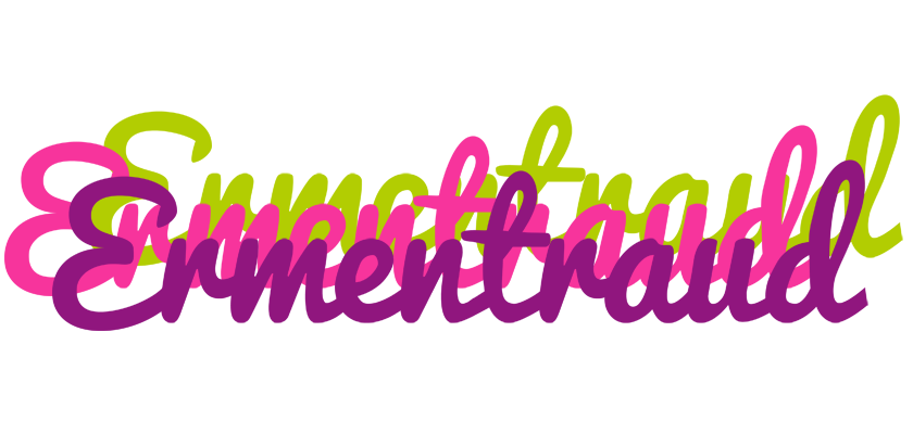 Ermentraud flowers logo