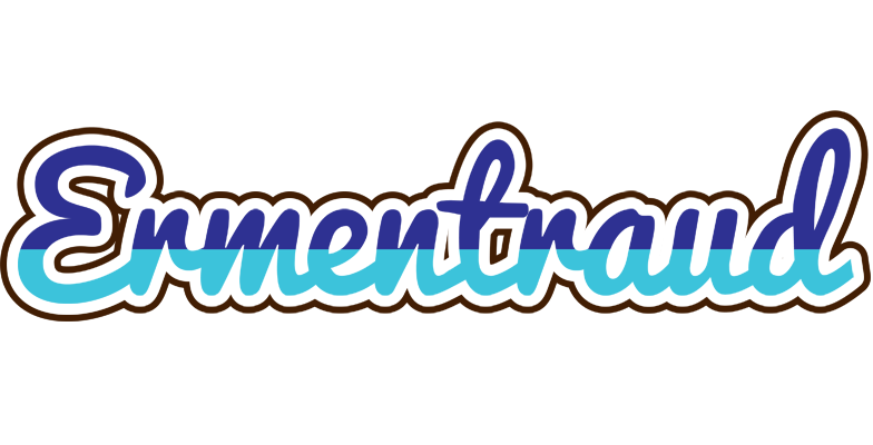 Ermentraud raining logo