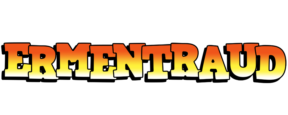 Ermentraud sunset logo