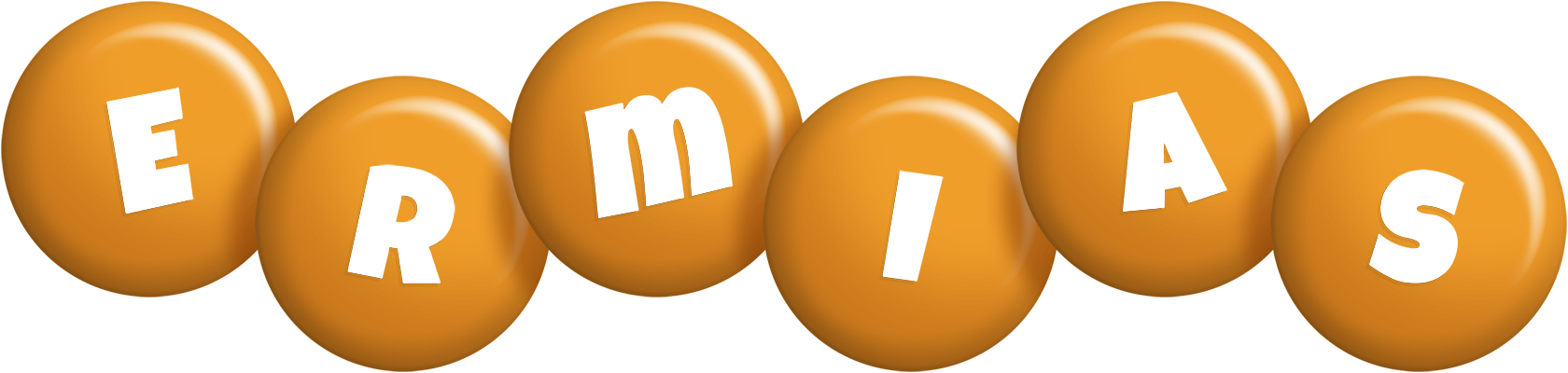 Ermias candy-orange logo