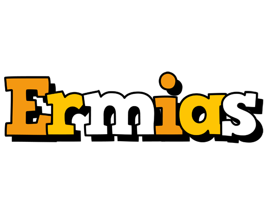 Ermias cartoon logo