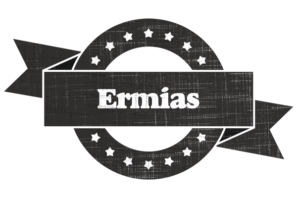 Ermias grunge logo