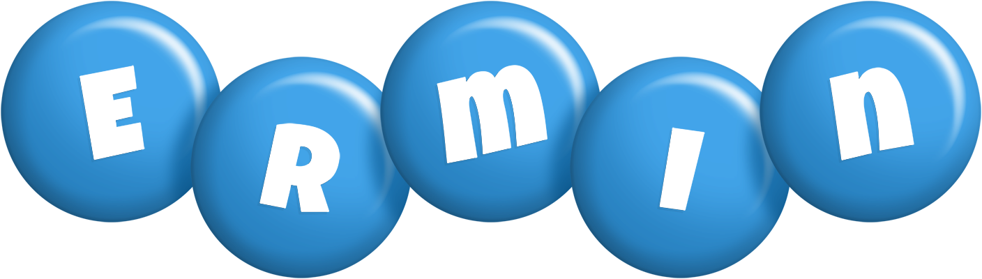 Ermin candy-blue logo