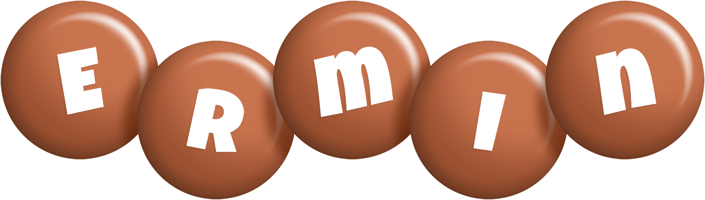 Ermin candy-brown logo
