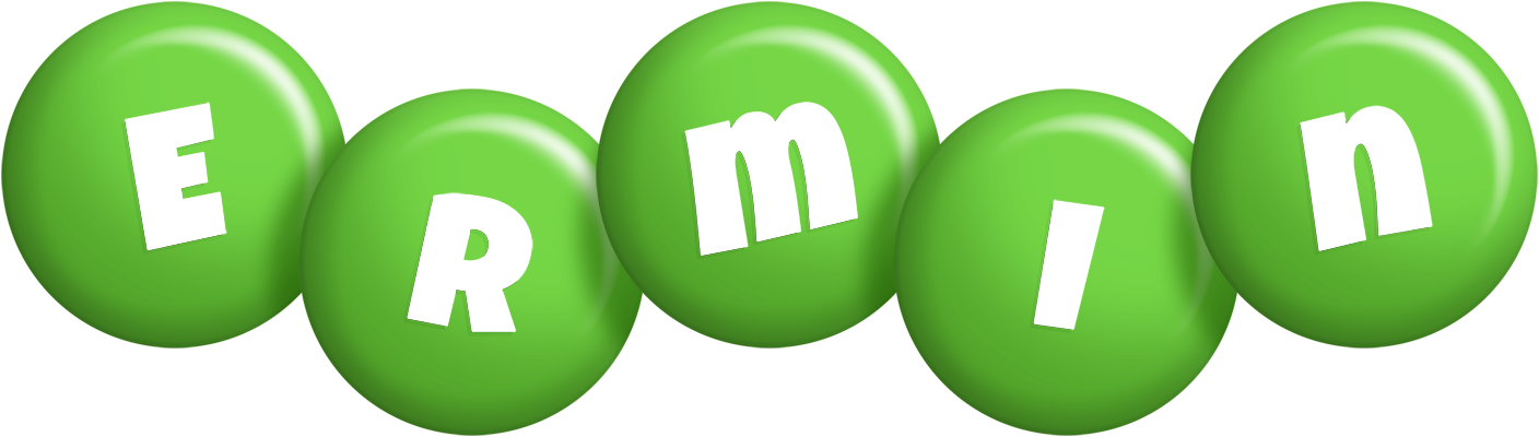 Ermin candy-green logo