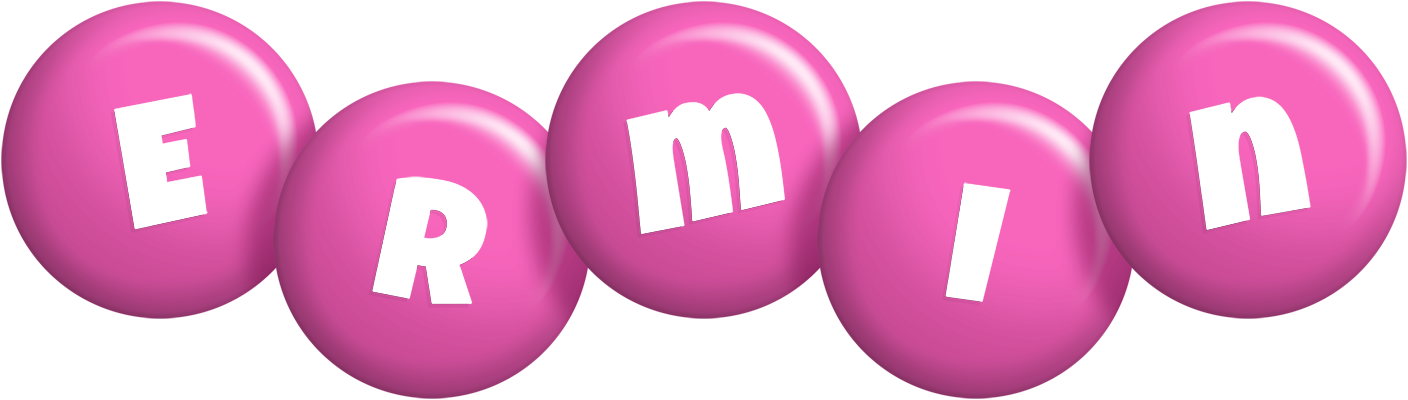 Ermin candy-pink logo