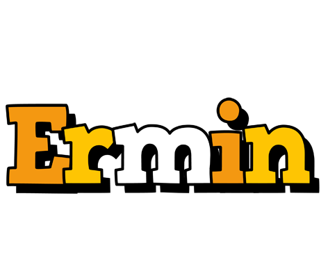 Ermin cartoon logo