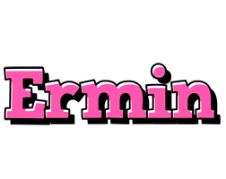 Ermin girlish logo