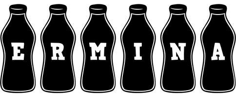Ermina bottle logo