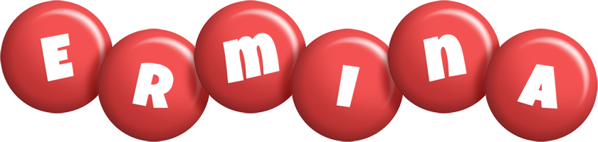 Ermina candy-red logo