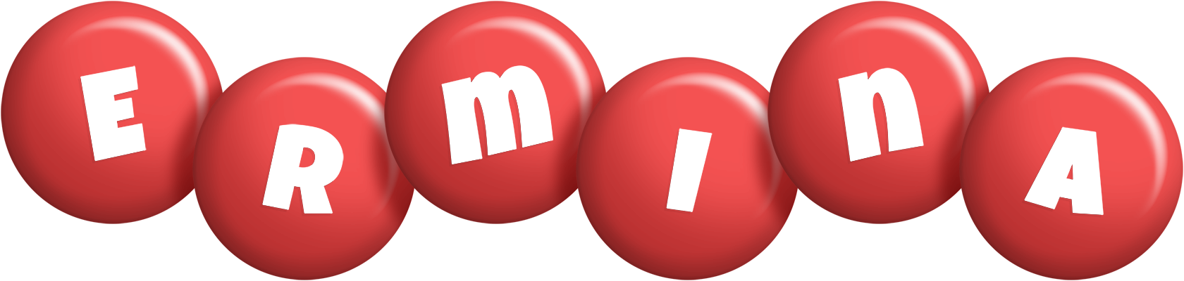 Ermina candy-red logo