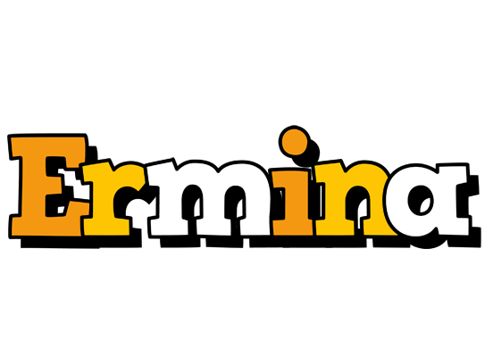 Ermina cartoon logo