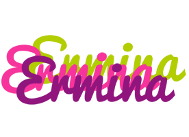 Ermina flowers logo