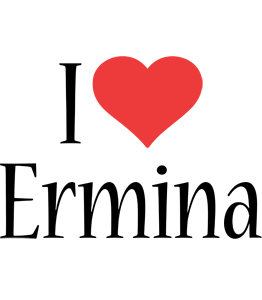 Ermina i-love logo
